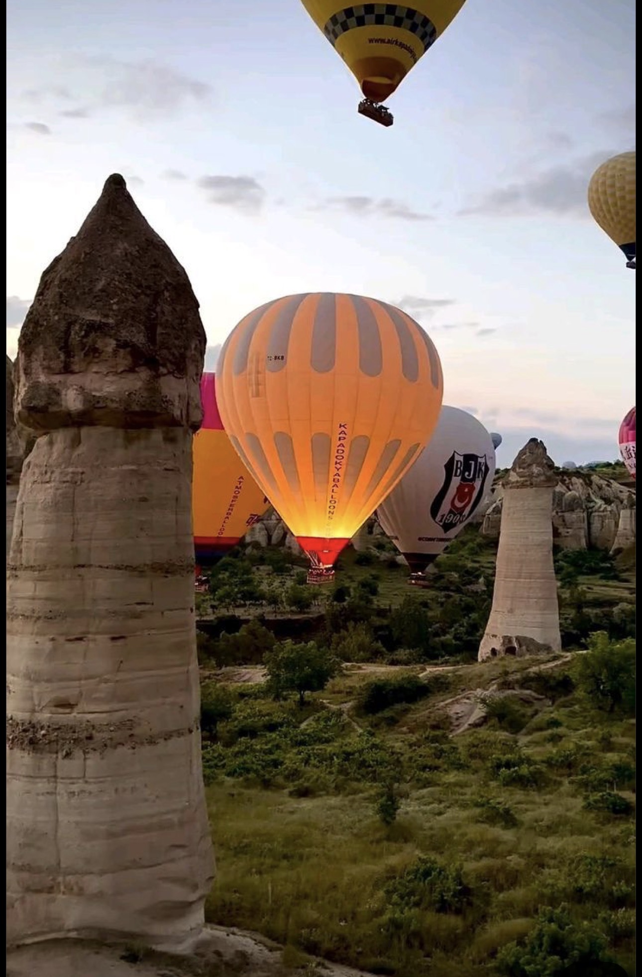 Экскурсия на воздушном шаре в Каппадокии-HOT AIR BALLOON RIDE