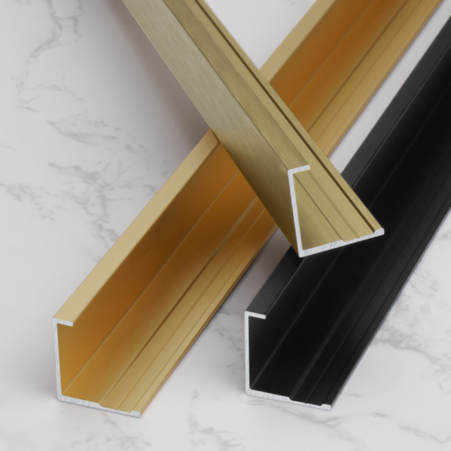 Aluminum C-Shaped Wall Panel Trim Strips: Seamless Edge Finishing – Waterproof, Durable & Stylish