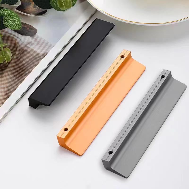 Aluminum Alloy 7 Shape Cabinet Handles – Rounded Design, Durable & Easy Installation