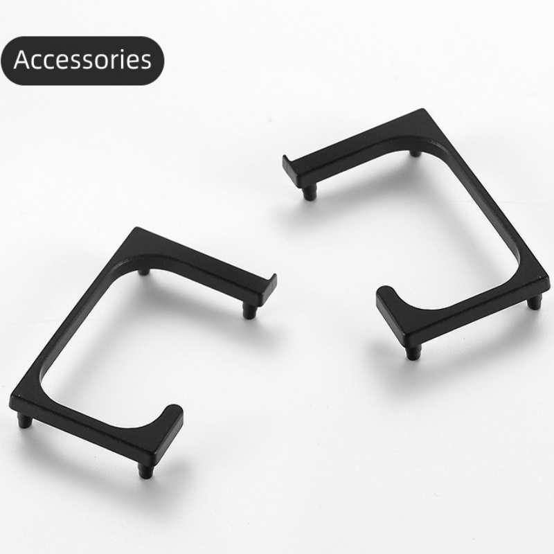 G-Shape Aluminum Cabinet Handle with End Caps: Customizable Invisible Pulls