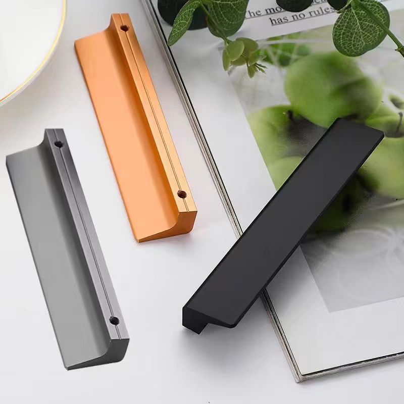 Aluminum Alloy 7 Shape Cabinet Handles – Rounded Design, Durable & Easy Installation