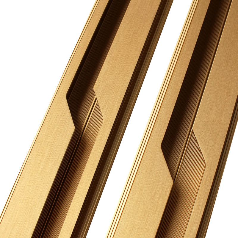  Aluminum Alloy Lightning-Style Recessed Handle | Minimalist Cabinet Door Essential,  Hidden Line Aesthetic for Doors