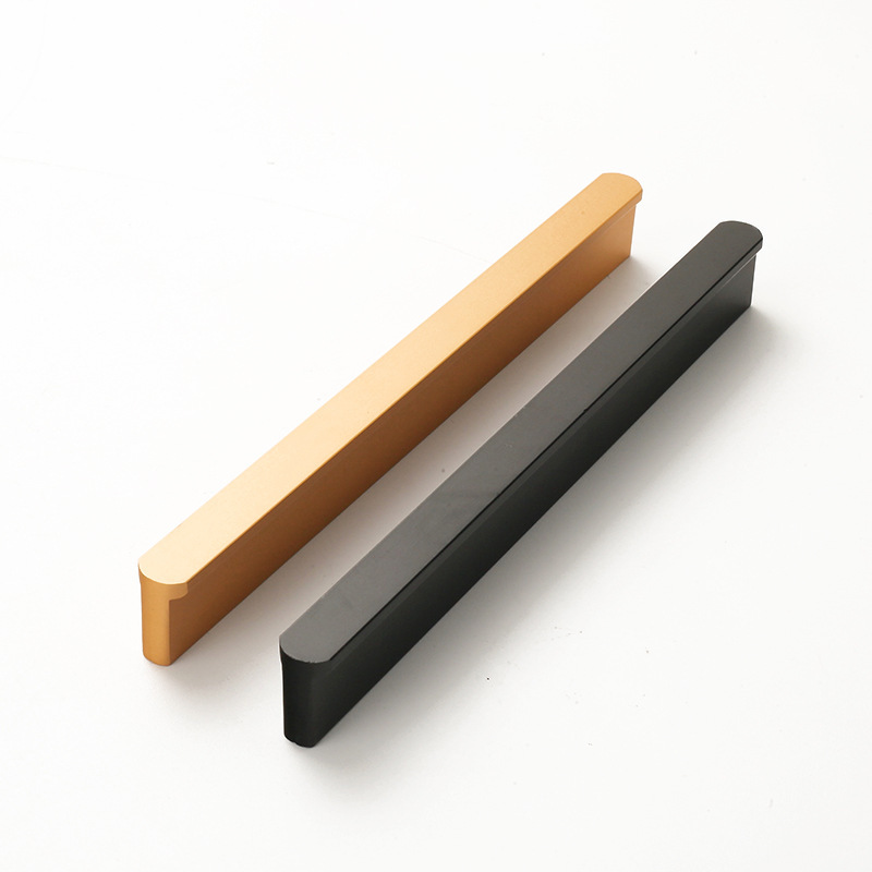 Minimalist Long Aluminum Alloy Handle | Multi-Color & Sizes, "Line Aesthetic Grip" for Cabinets/Wardrobes, Comfortable & Stylish