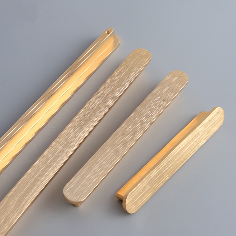 T-shaped Round Corner Straight Bar Handle: Durable Eco-Aluminum Cabinet Handles with Comfort Grip