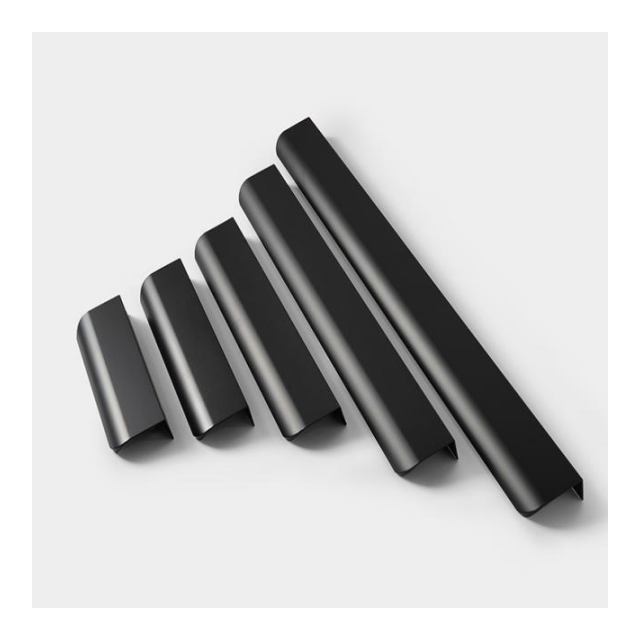 Minimalist Cabinet Pull Handle | Large Grip Distance & Thick Edge Design, Comfortable Grip for Kitchen/Bathroom Cabinets