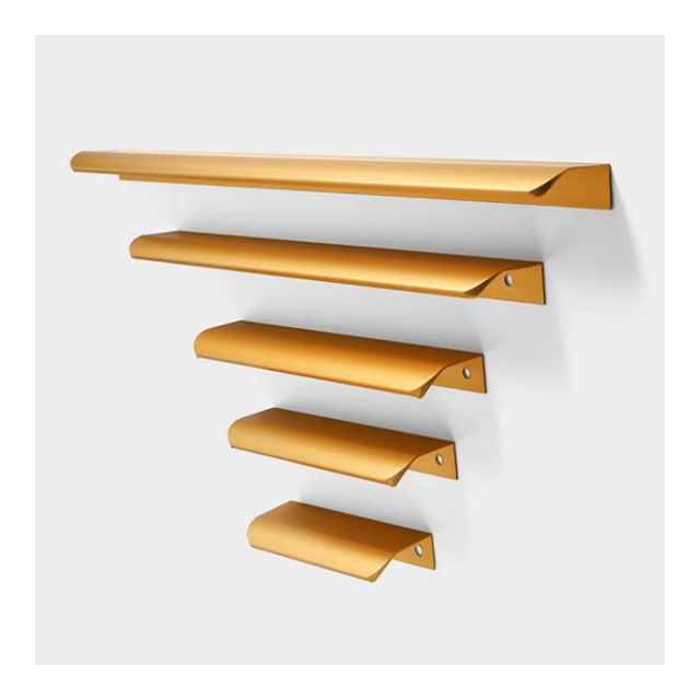 Minimalist Cabinet Pull Handle | Large Grip Distance & Thick Edge Design, Comfortable Grip for Kitchen/Bathroom Cabinets