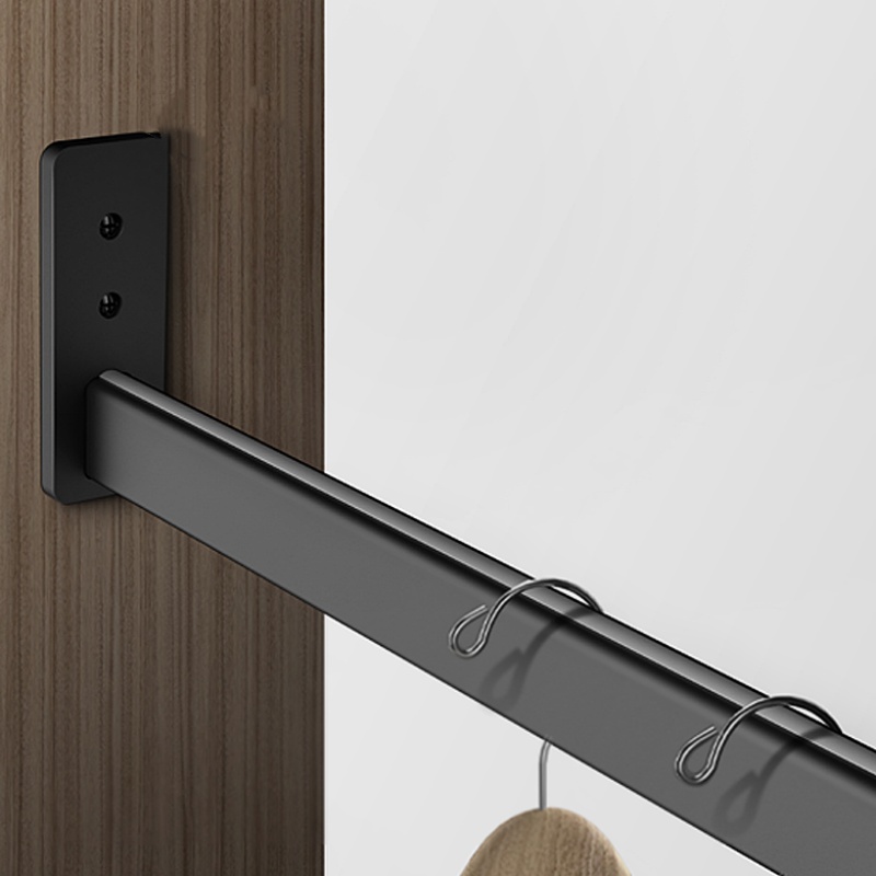 Customizable Aluminum Cloth Hanging Rod for Wardrobe & Cabinet Systems | OEM/ODM Supported