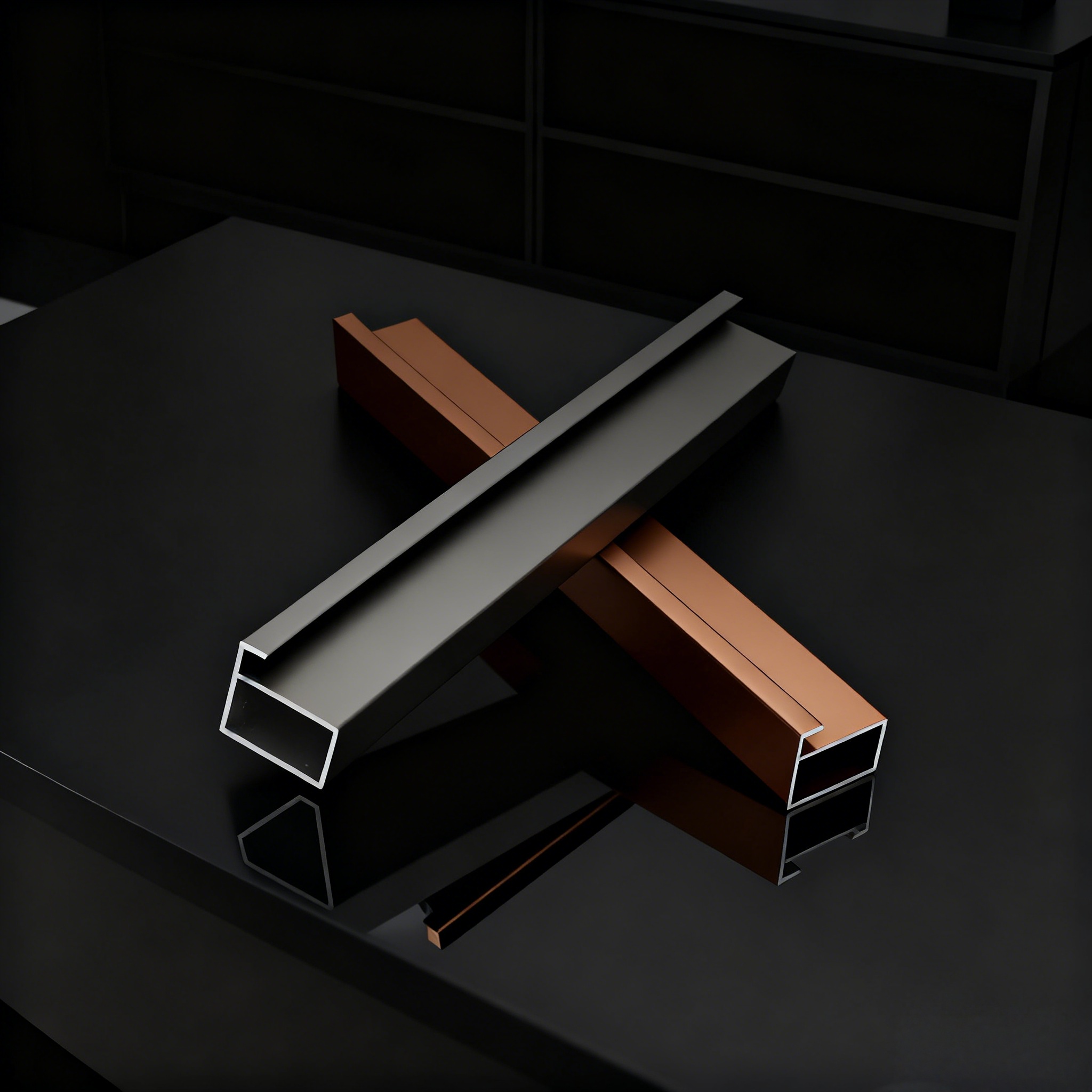 20mm Minimalist Frame Aluminum Alloy Profiles for Glass Cabinets: Rust-Proof Lightweight & Multi-Scene Fit