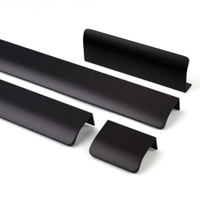 Aluminum Alloy Edge-Sealing Strip Handle | Seamless Cabinet Edge Protection & Hidden Grip, Modern Minimalist Decor Essential