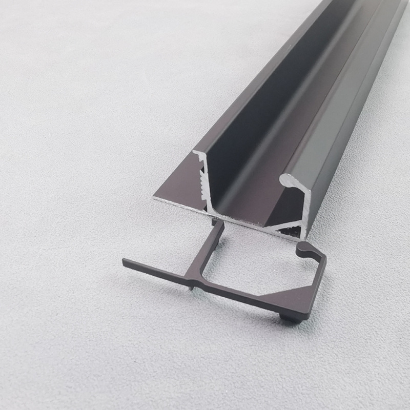 Modern Minimalist G-Shaped Slotless Cabinet Handle - Alloy Hidden Pull for Kitchen & Wardrobe