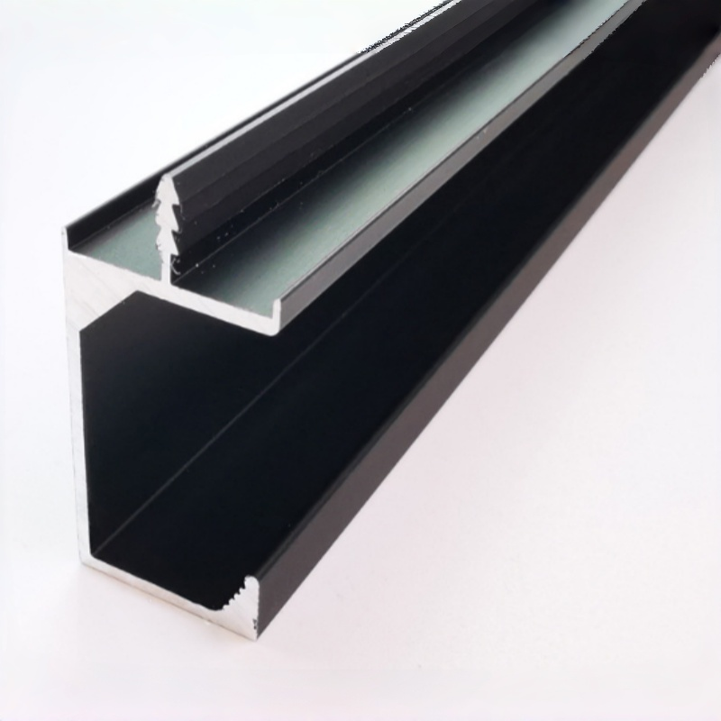 Aluminum G-Shaped Cabinet Finger Handles - Modern Embedded Drawer Handles for Kitchen & Wardrobe