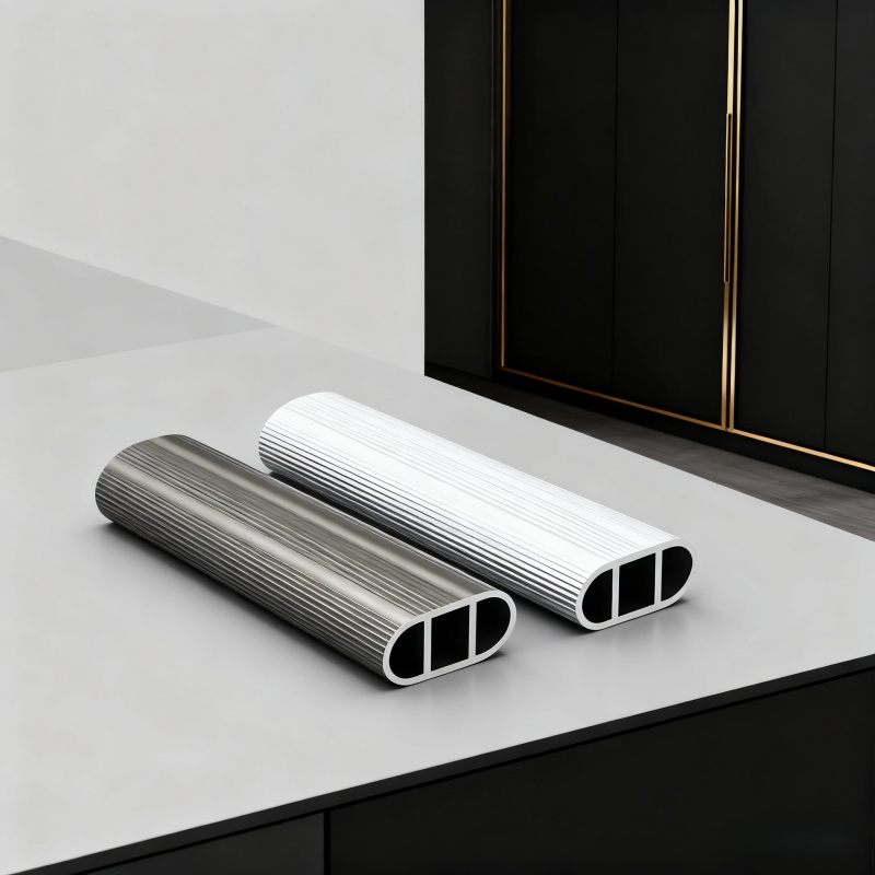 Rust-Resistant Aluminum Alloy Clothes Rail: Multi-Color Light Luxury for Flexible Wardrobe & Store Storage