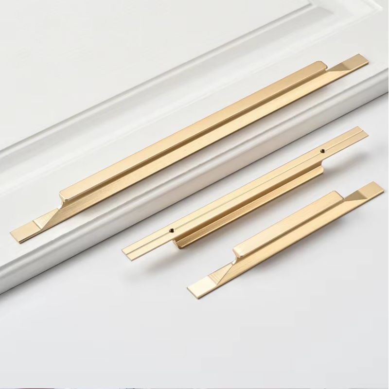 Aluminum Alloy Cabinet Handles - Heavy-Duty, Rust-Proof, Customizable for Modern Kitchen & Wardrobe
