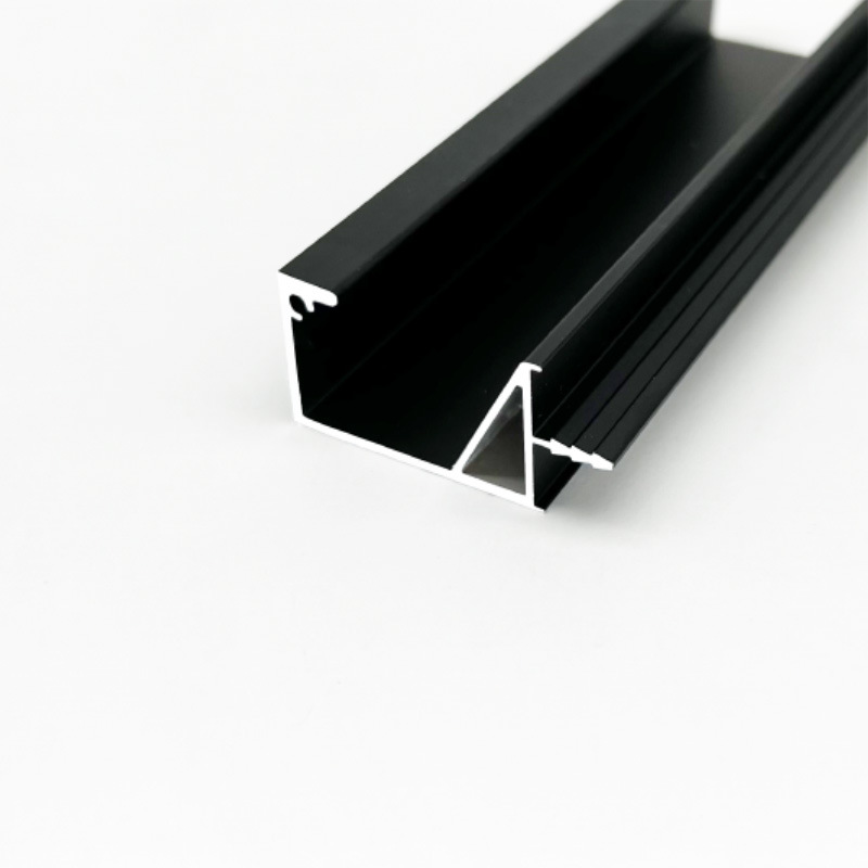 G-Shape Cabinet Handle with Triangle End Caps: Sleek Aluminum Furniture Pulls