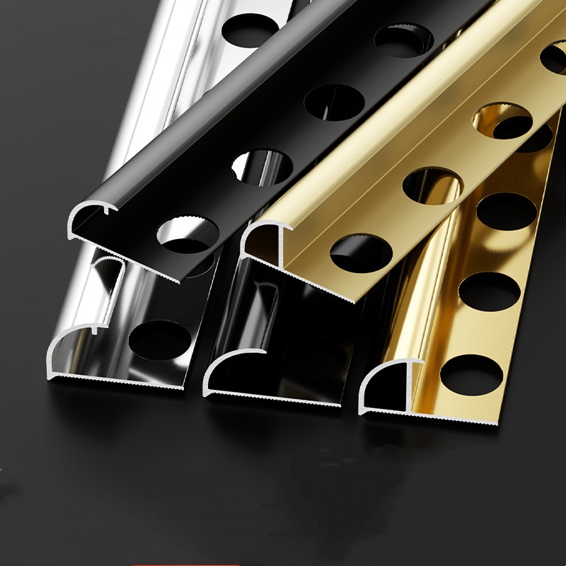 6063-T5 Aluminum Tile Corner Trim, Waterproof Anti-Corrosion Edge Guard for Wall & Floor