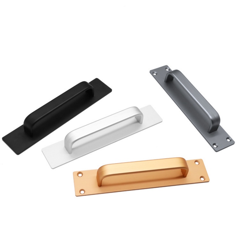 Sliding Door Pull Handle: Premium Aluminum, Dual Installation for Cabinets & Wardrobes