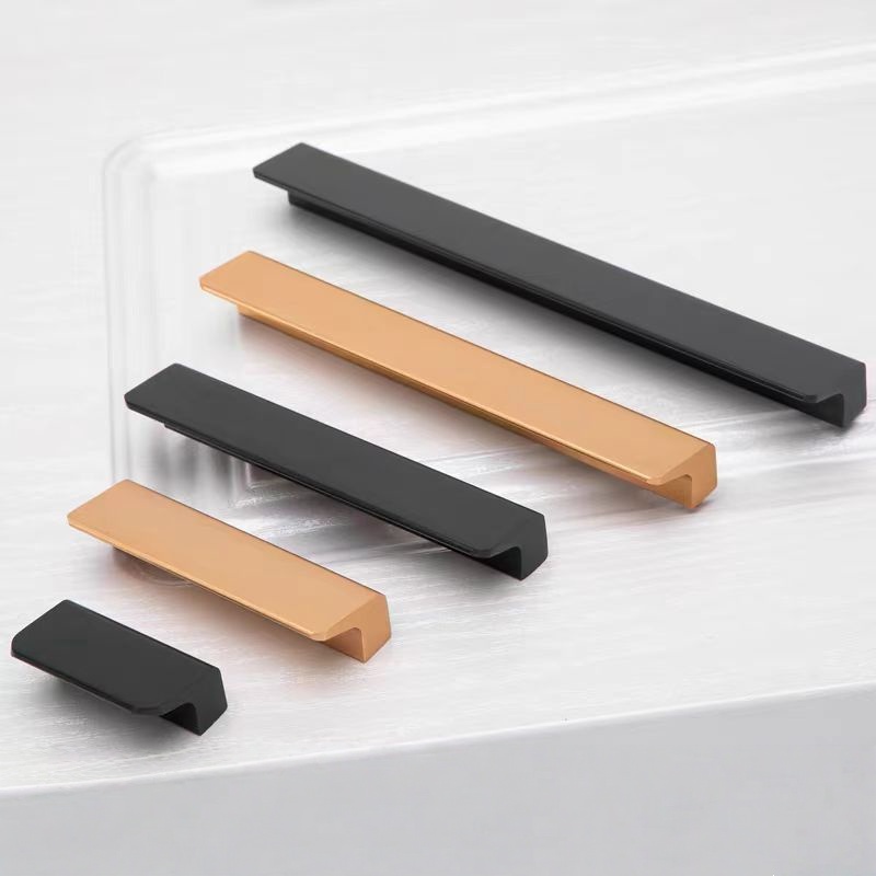 Aluminum Alloy 7 Shape Cabinet Handles – Rounded Design, Durable & Easy Installation