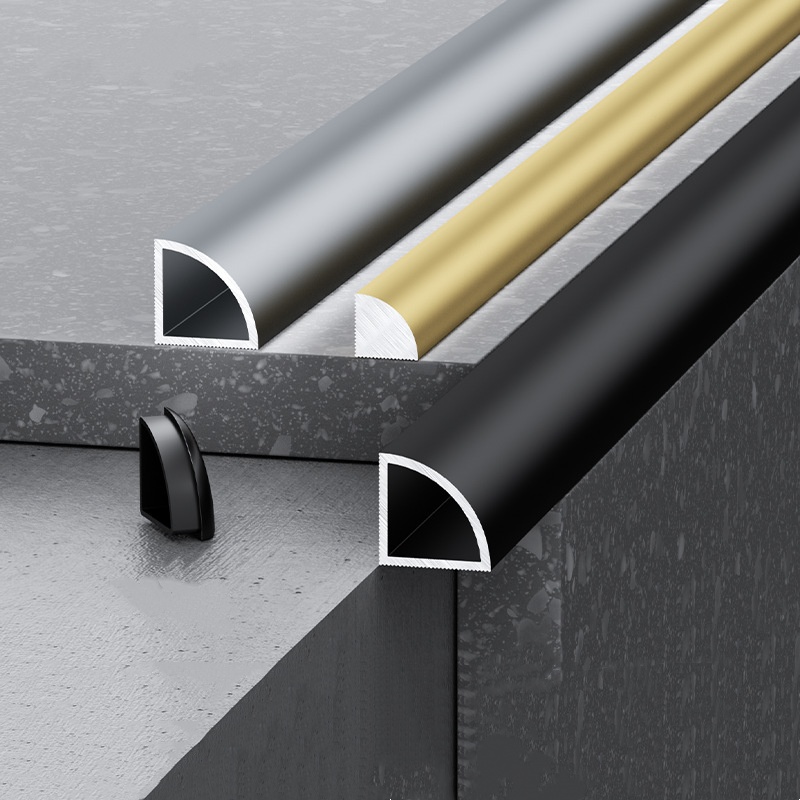 Aluminum Tile Round Corner Trim: Safe Rounded Edge Trim for Home & Commercial Renovation