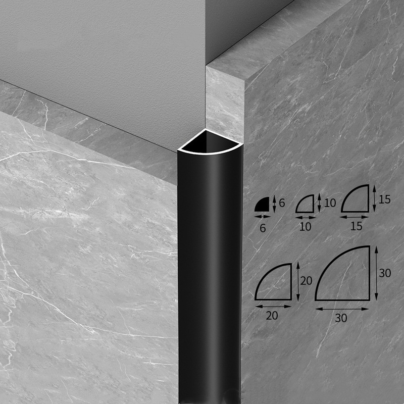 Aluminum Tile Round Corner Trim: Safe Rounded Edge Trim for Home & Commercial Renovation