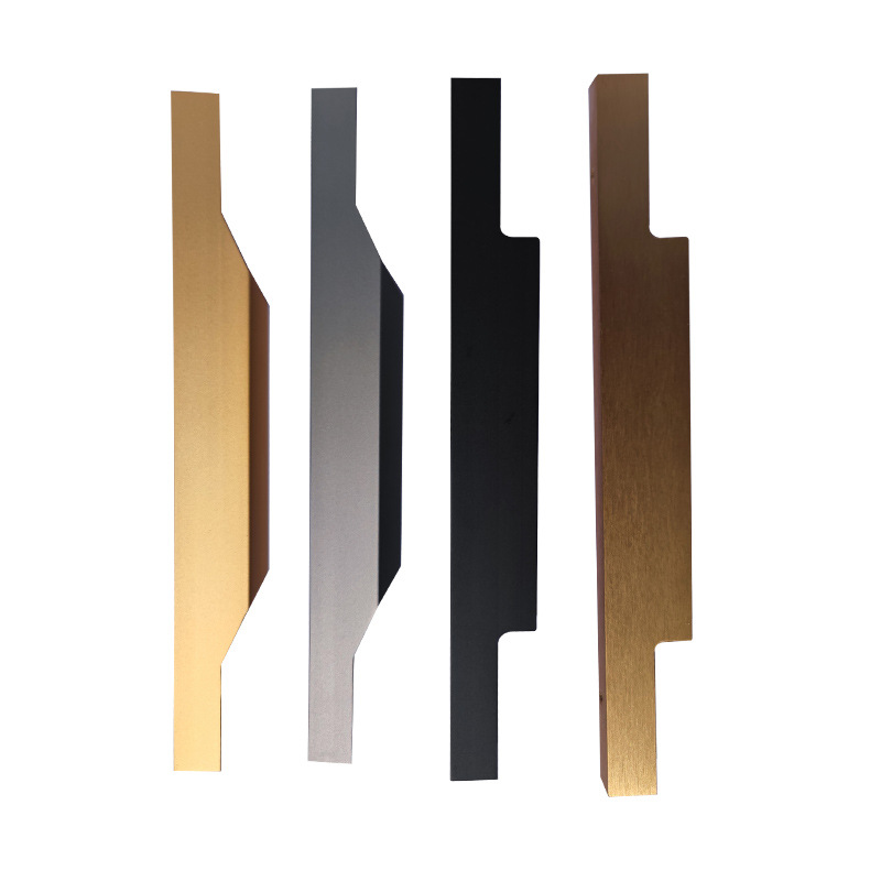 Aluminum Thumb Pull Handle: Ergonomic Flush Mount Drawer Pulls–Sleek, Rust-Resistant Cabinet Hardware