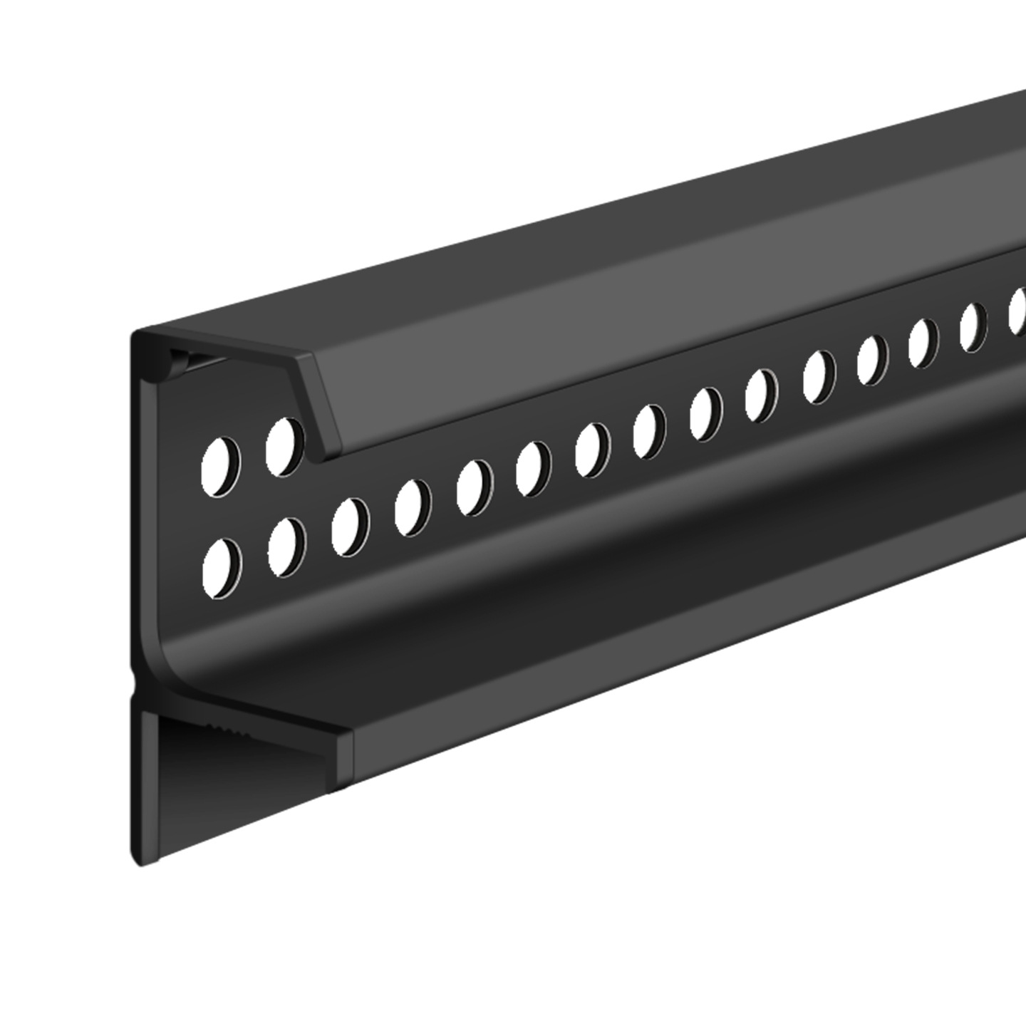 Ventilated G-Shape Handle: No-Slot Design with End Caps