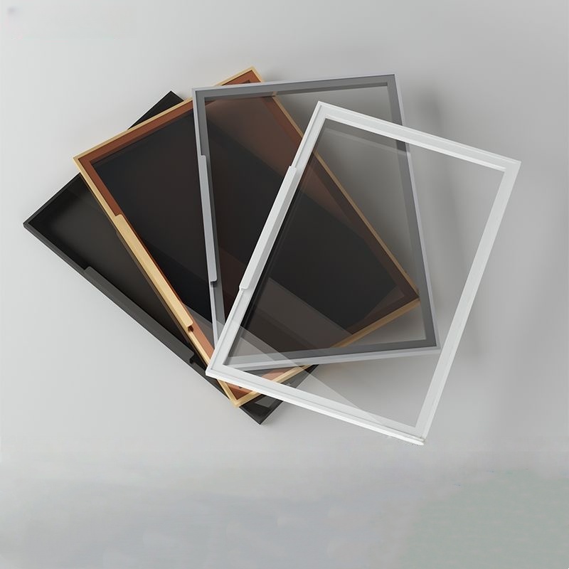 Ultra-Slim Light Luxury Aluminum Glass Cabinet Doors - 1.8mm Thick Frame & 3C Tempered Glass