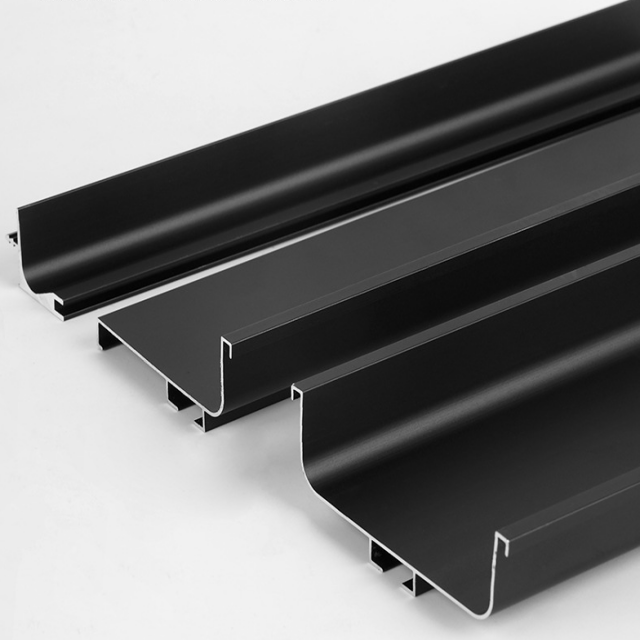 Aluminum Upper/Middle/Lower Cabinets Handleless Design for Modern Kitchens