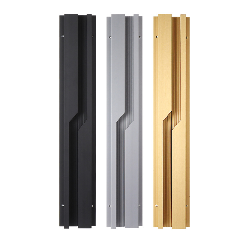  Aluminum Alloy Lightning-Style Recessed Handle | Minimalist Cabinet Door Essential,  Hidden Line Aesthetic for Doors