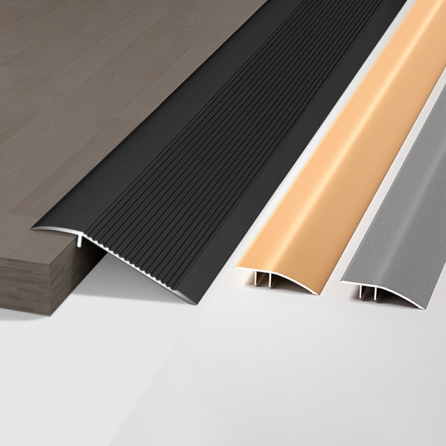 Aluminum Alloy Height Transition Strip | Floor Gap Cover & Edge Protector, Multi-Color for Tile/Wood Flooring