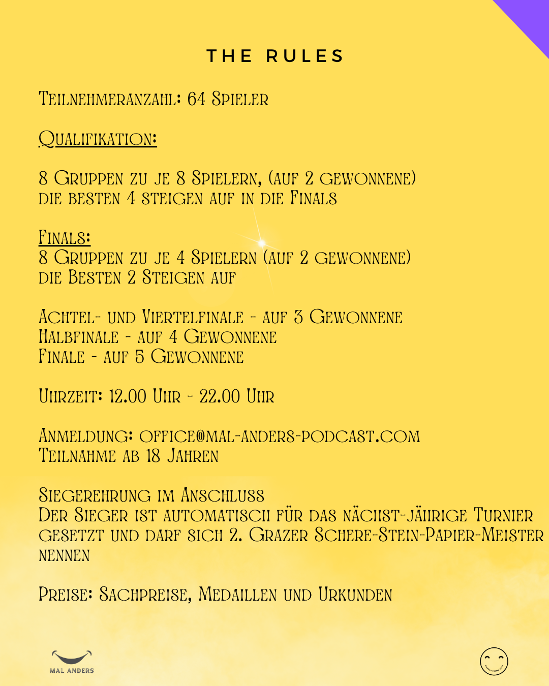 2. Schere-Stein-Papier Meisterschaft