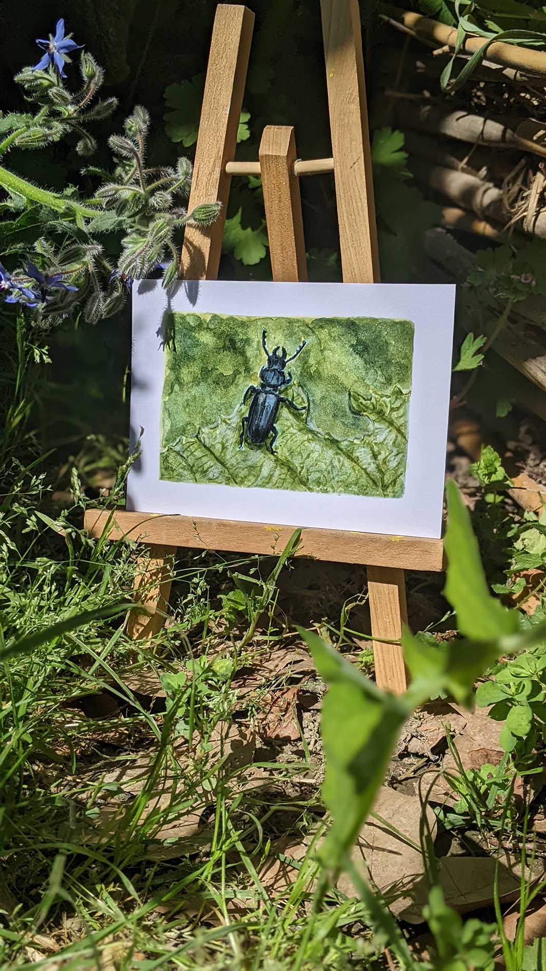 Carte Chevrette bleue