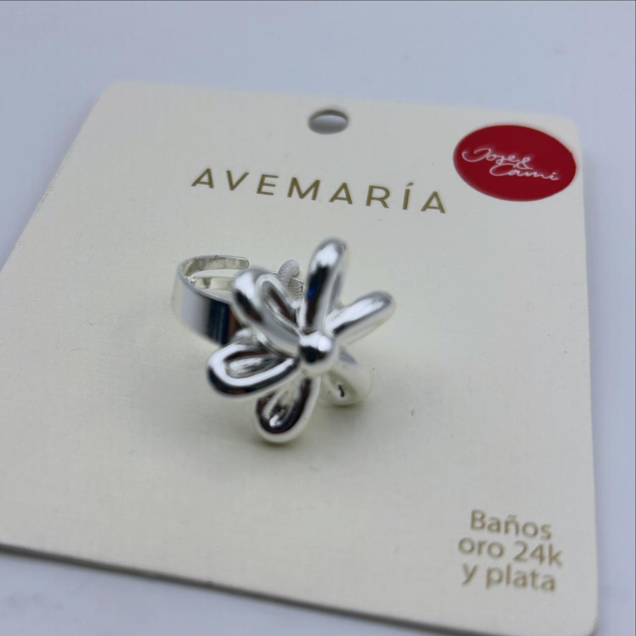 Anillo Flor Ave María