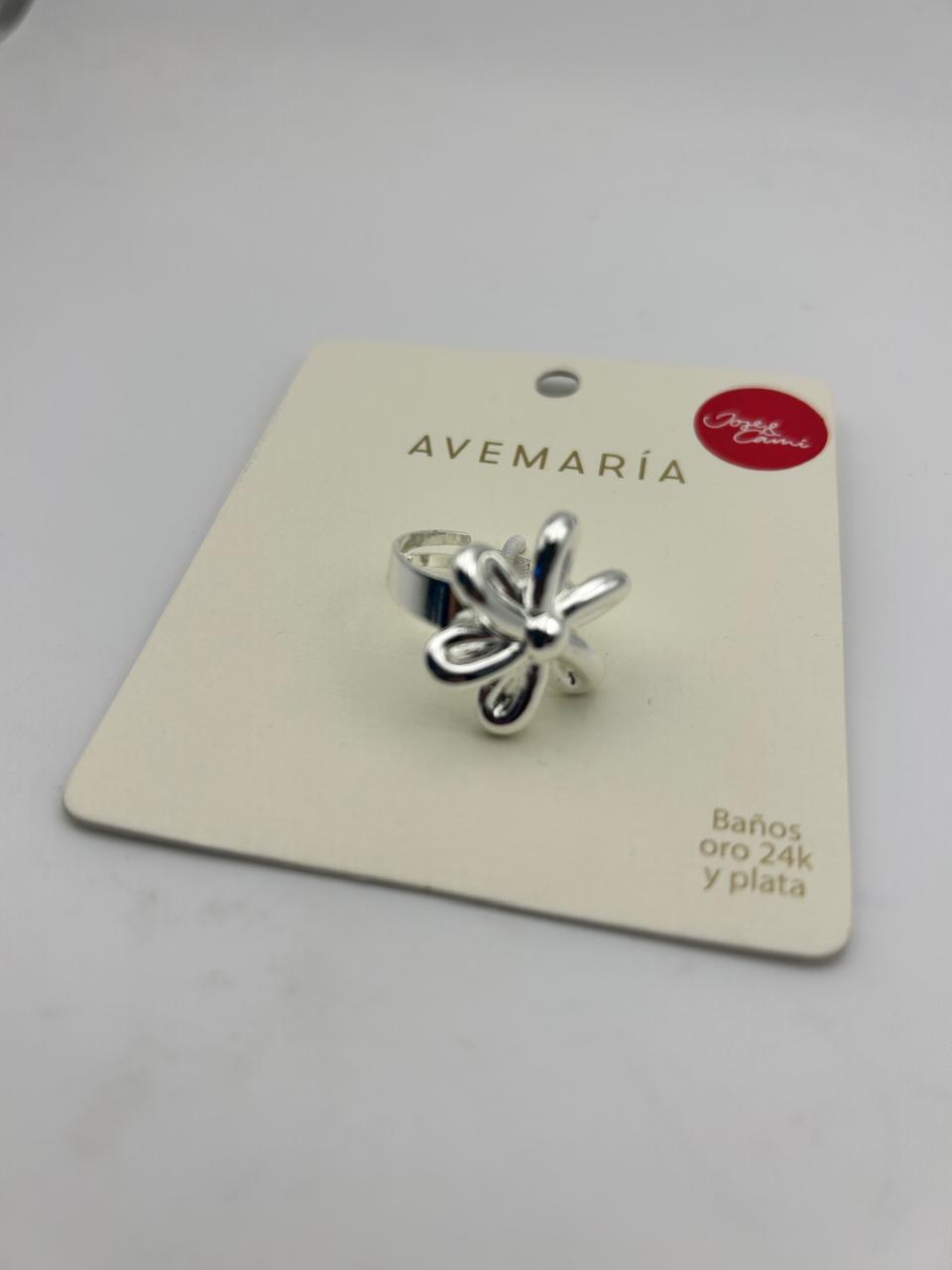 Anillo Flor Ave María