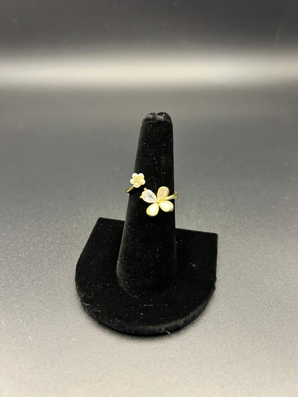 Anillo Flor Dorada