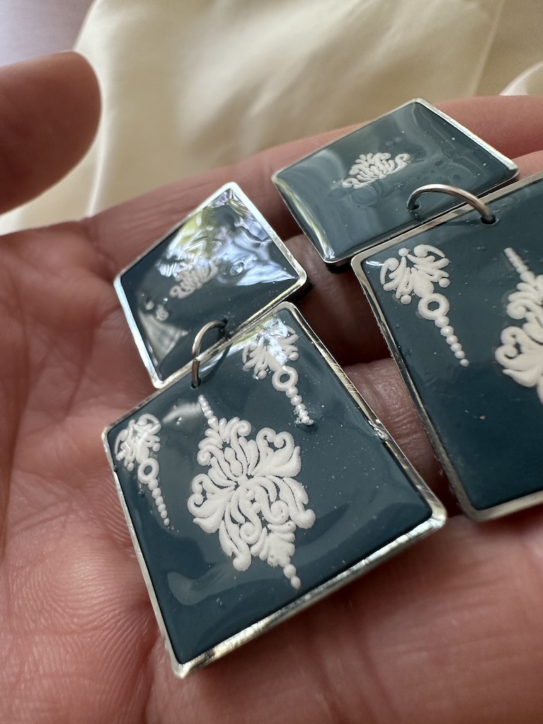 Ceramic Statement Earrings