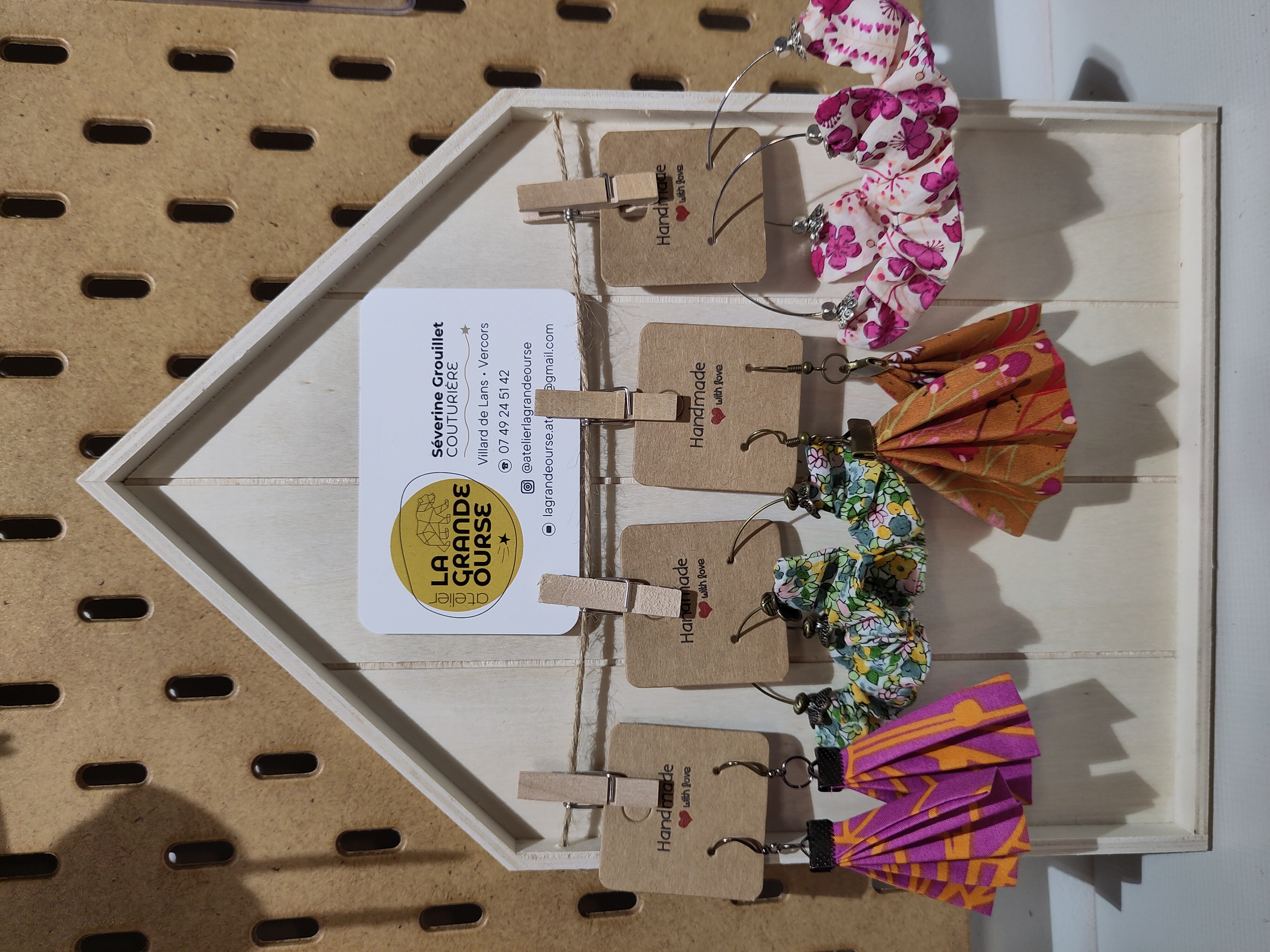 Boucles d'oreilles frou-frou