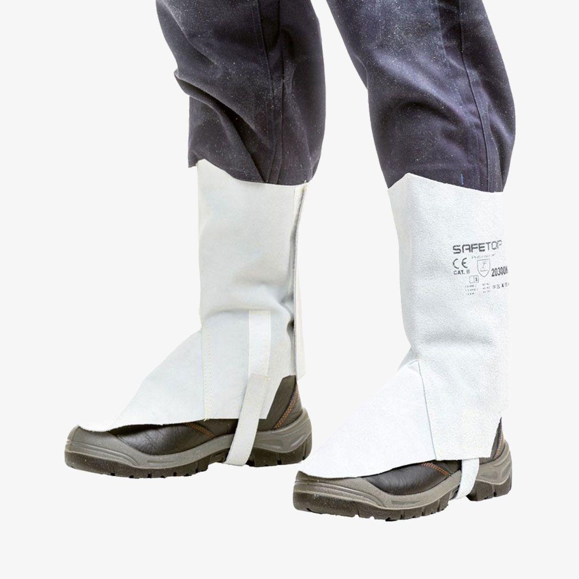 Polainas de proteção em couro