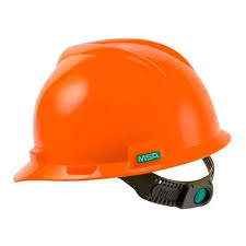Capacete de segurança laranja