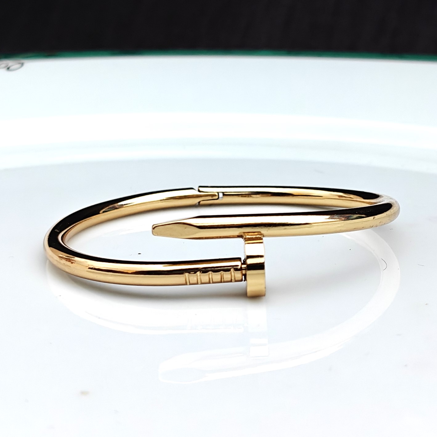 Gold Nail Bracelet