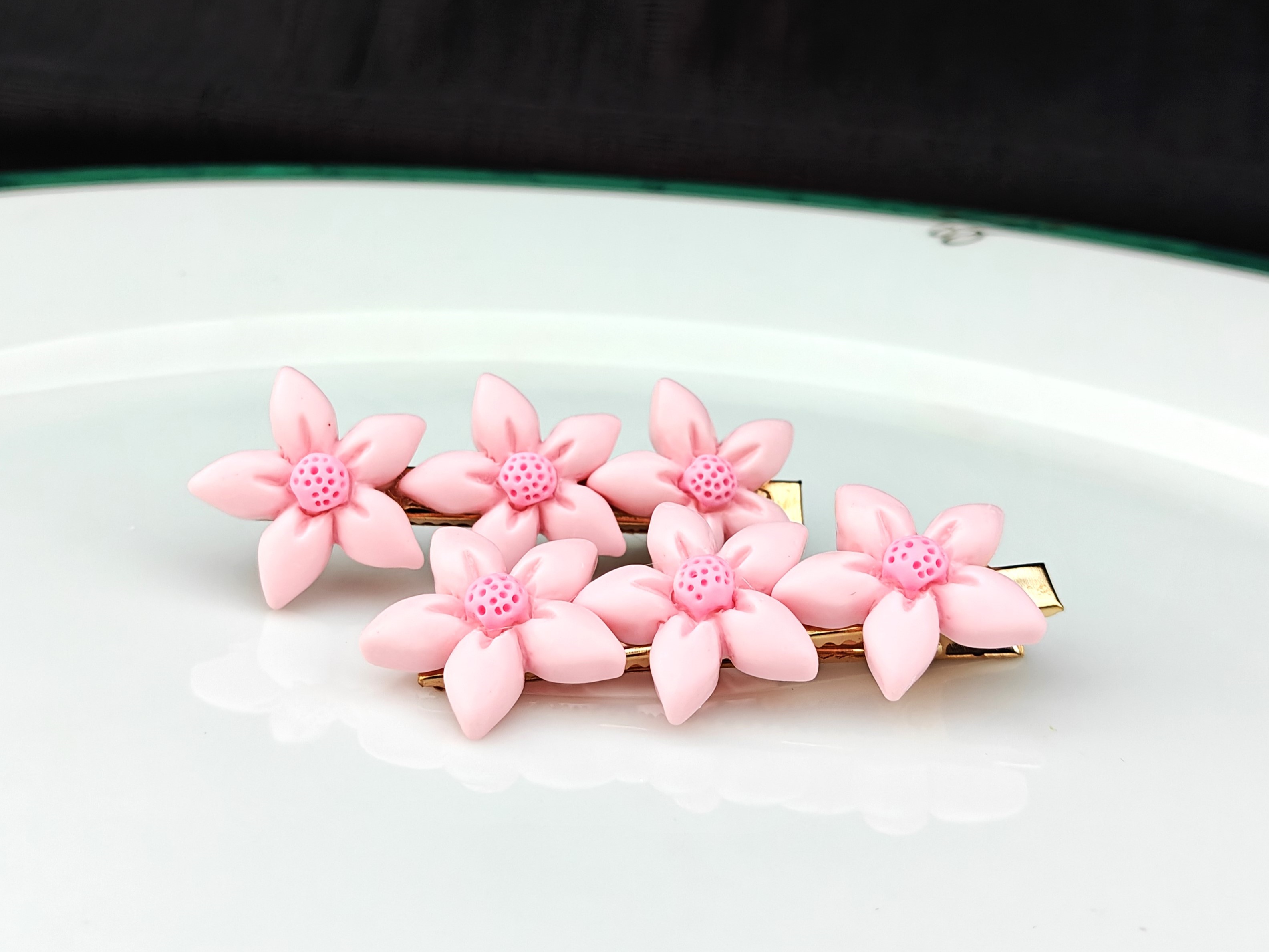 Cherry Blossom Cluster Hairpin