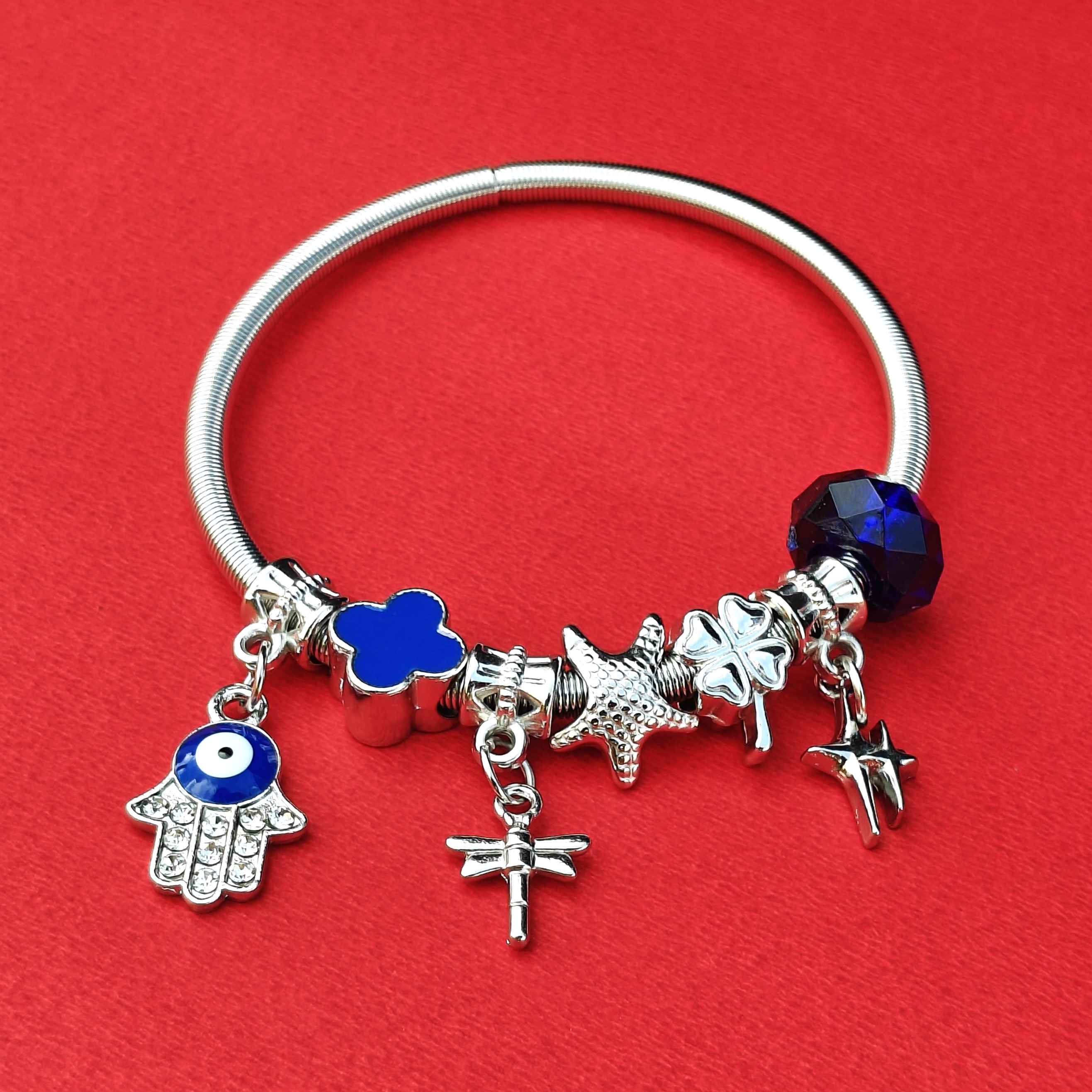 Evil Eye with Clove Charm Bracelet