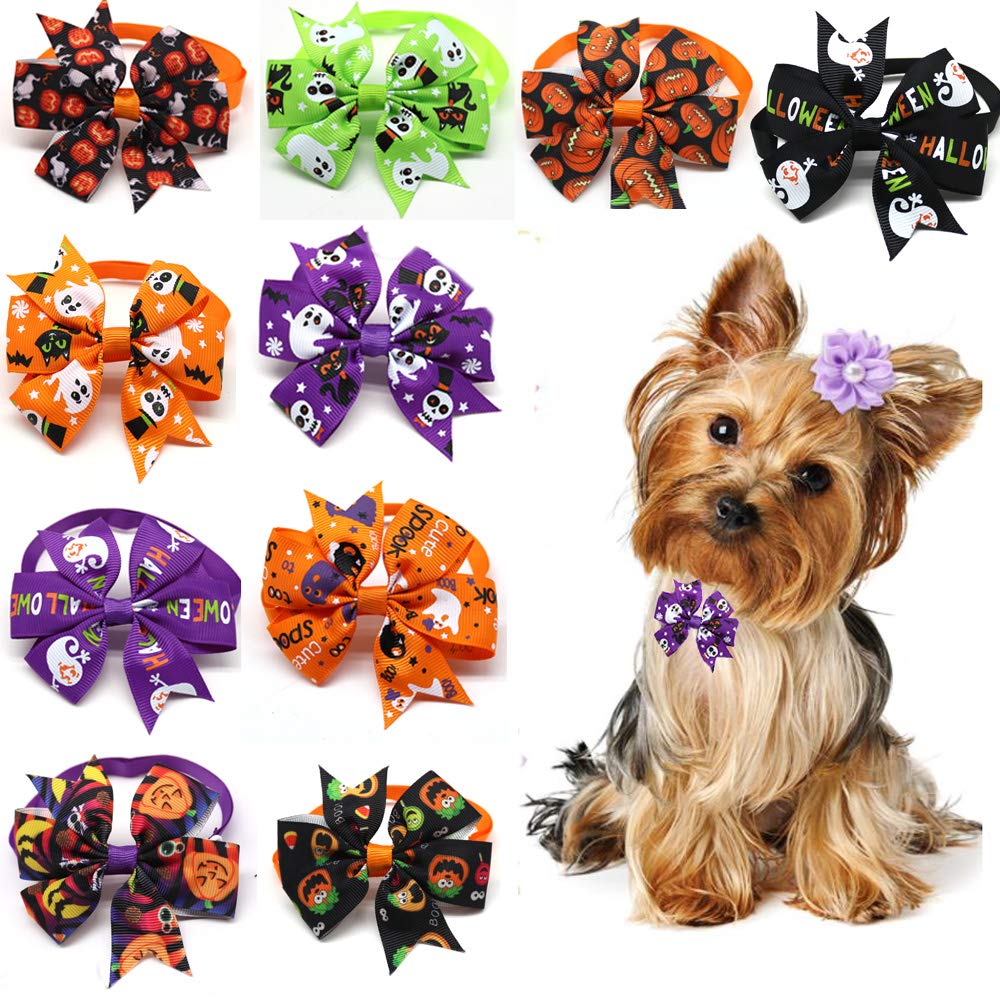 Halloween Pet Hair Bows