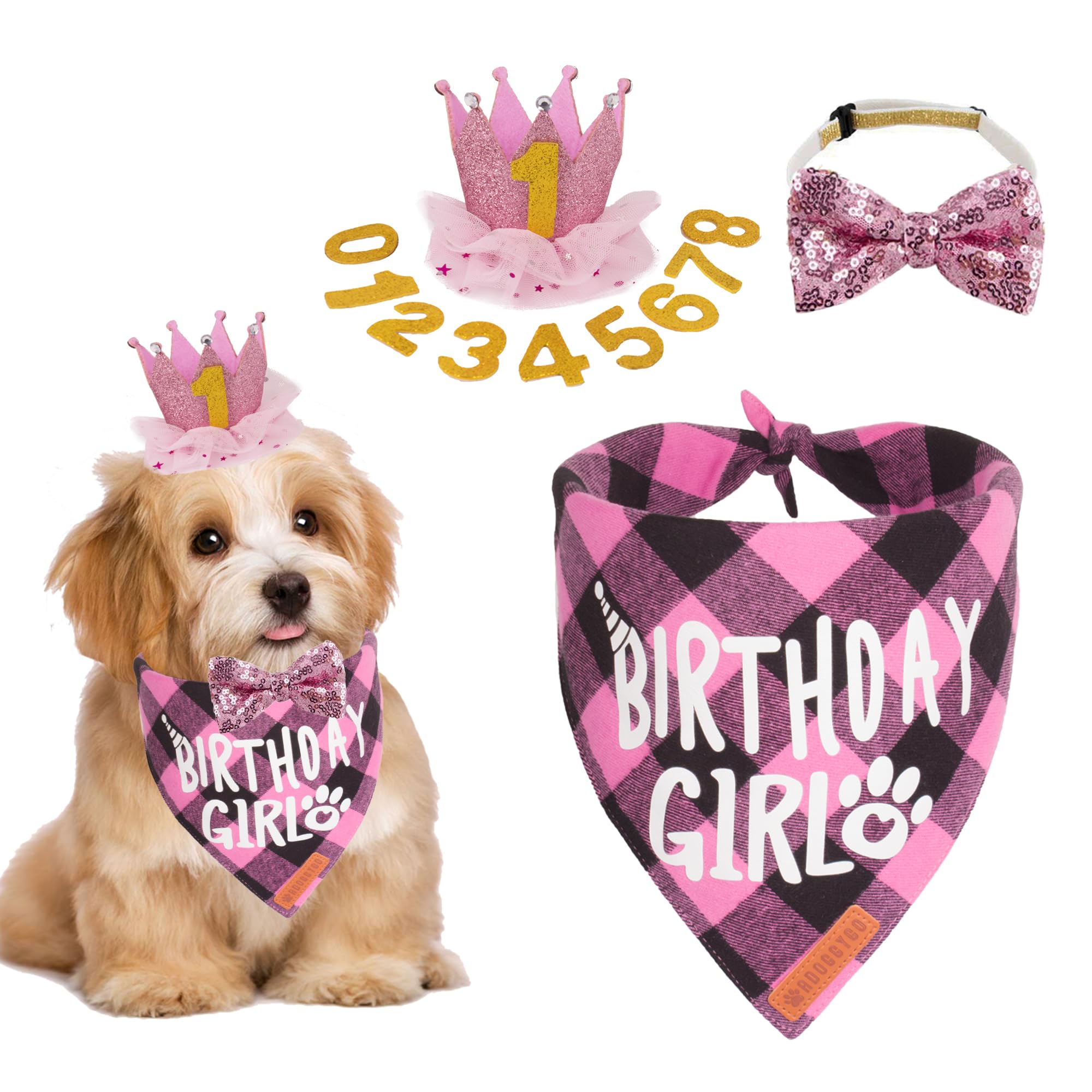 Dog Birthday Girl Party Set