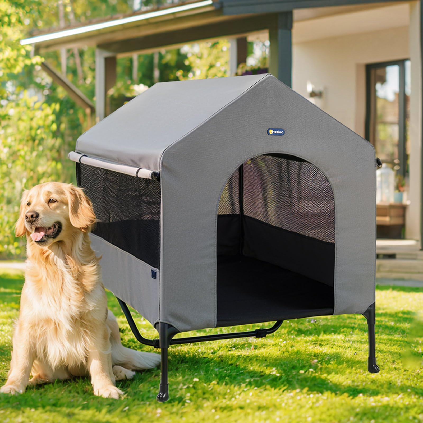 Outdoor Elevated Dog House