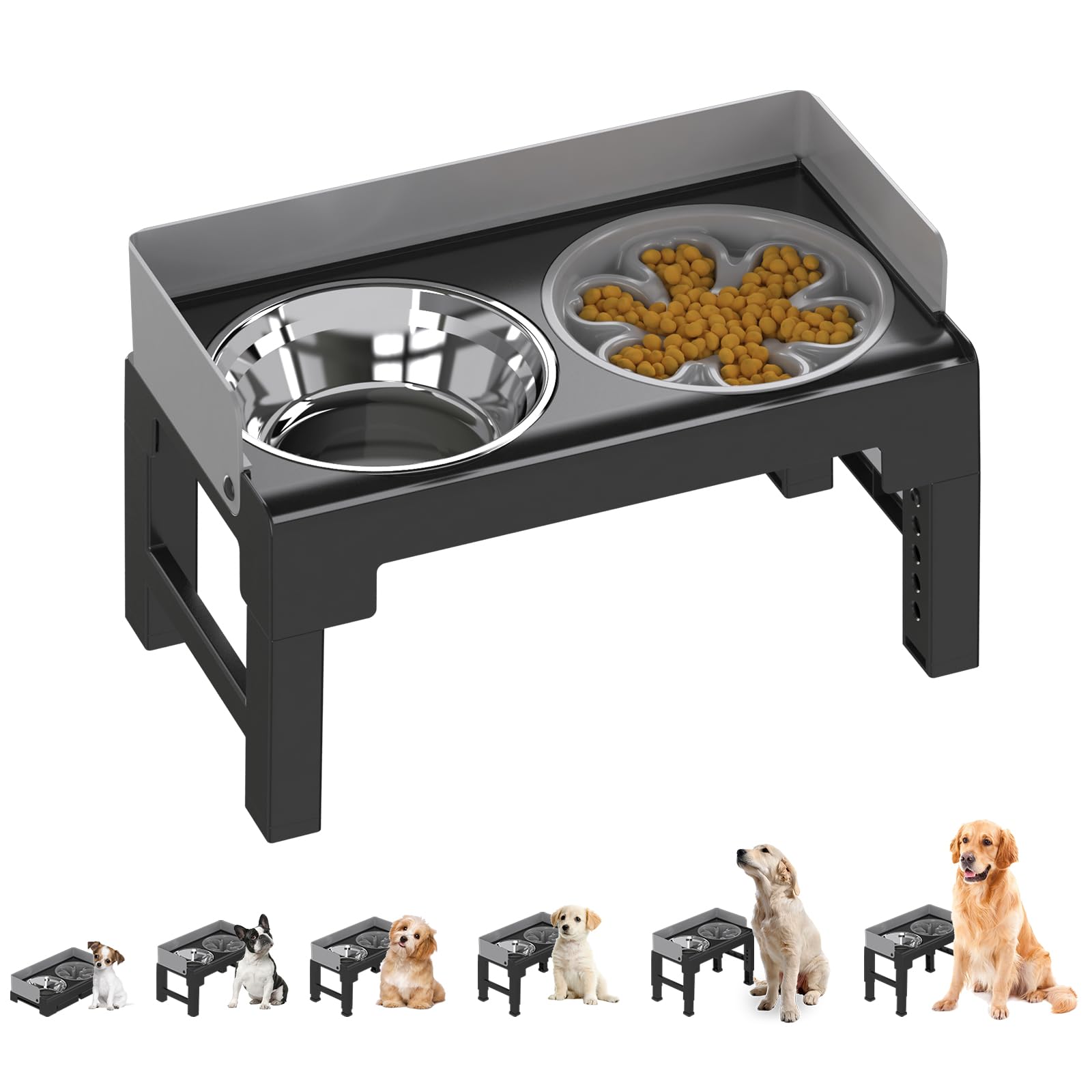 Adjustable Elevated Dog Feeder