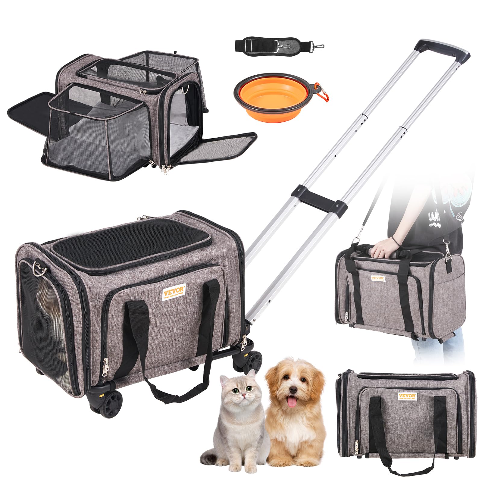 Pet Carrier with Wheels