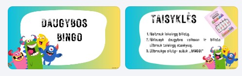DAUGYBOS BINGO
