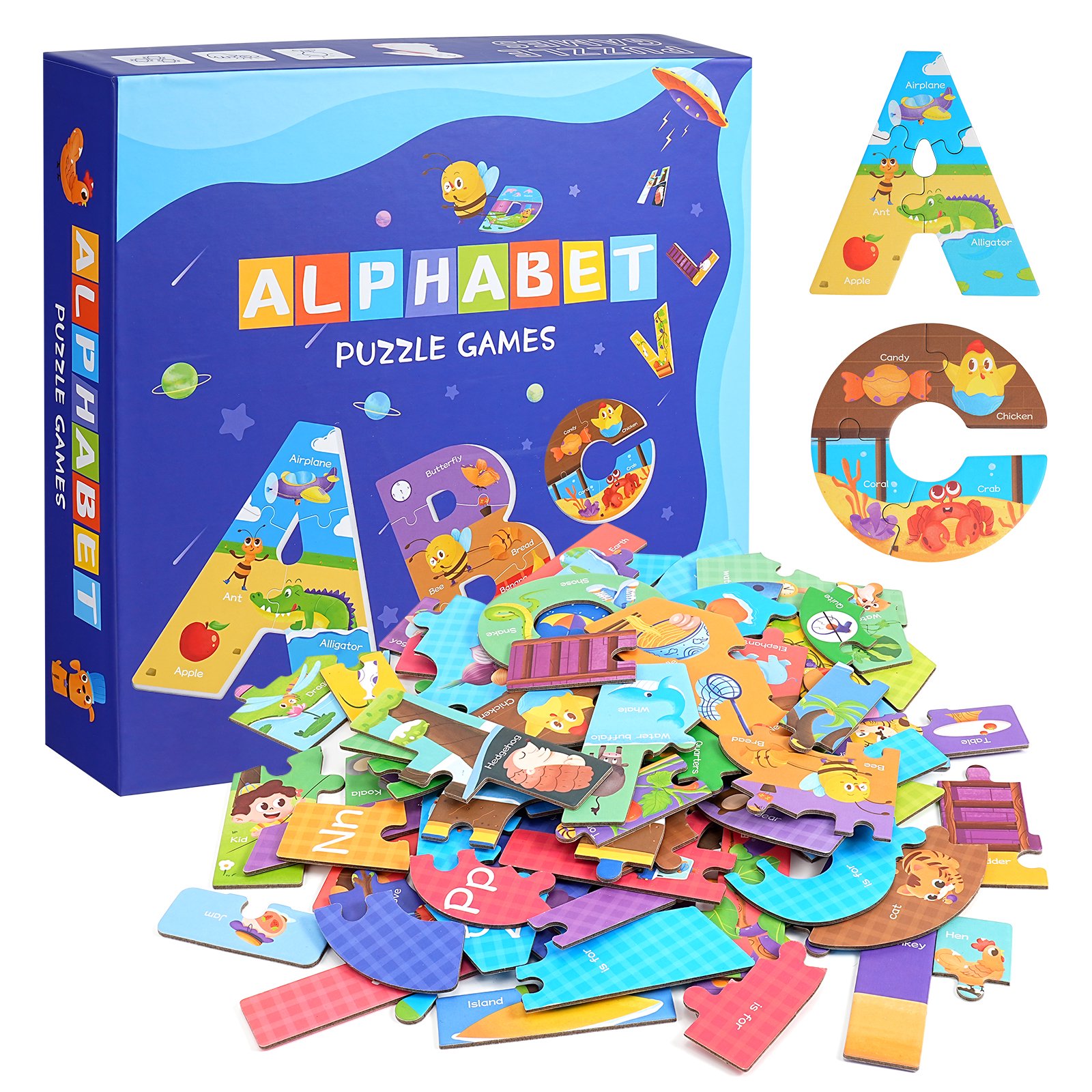 Alphabet Puzzle Games