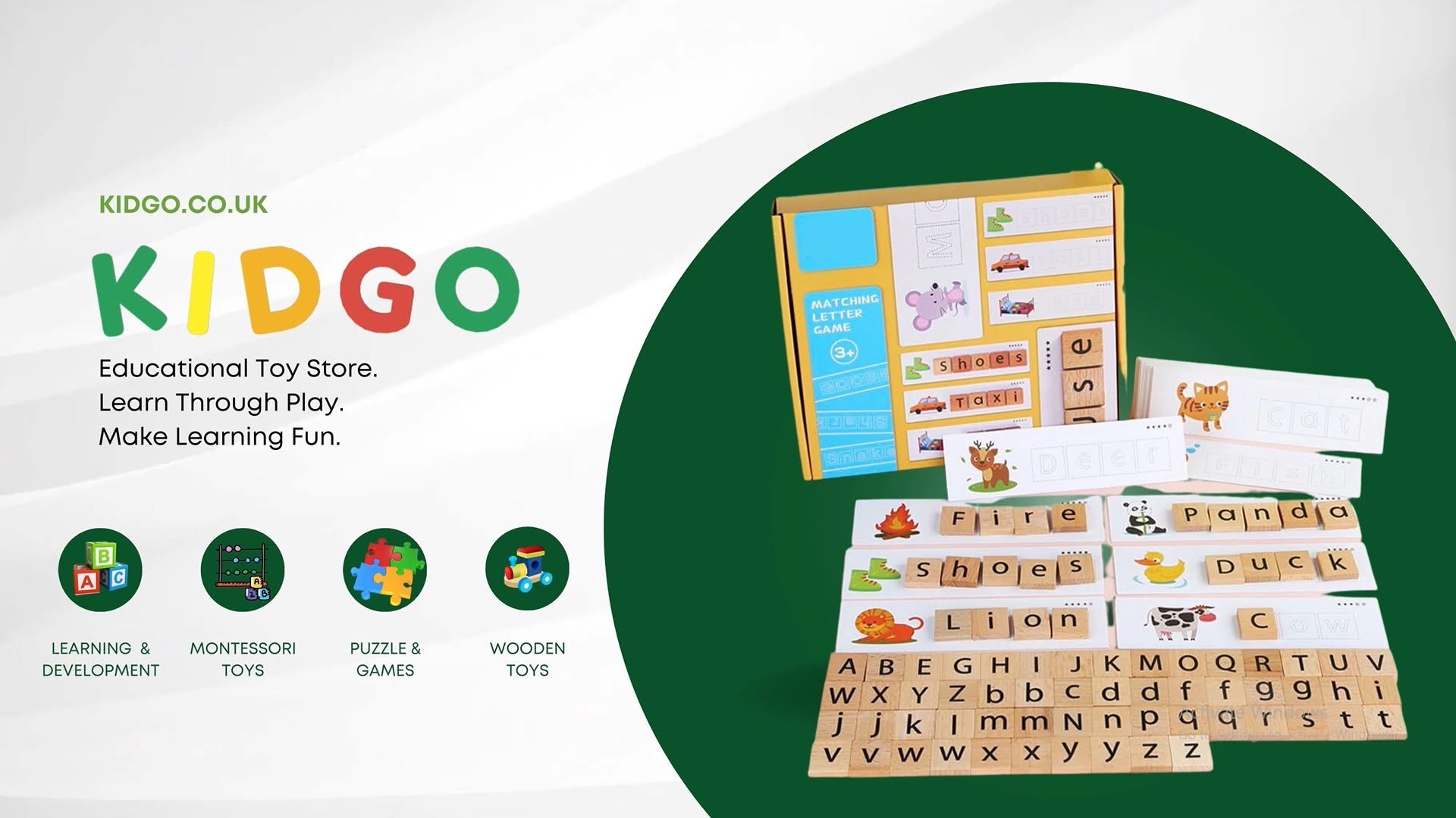 Matching Letter Game for Kids