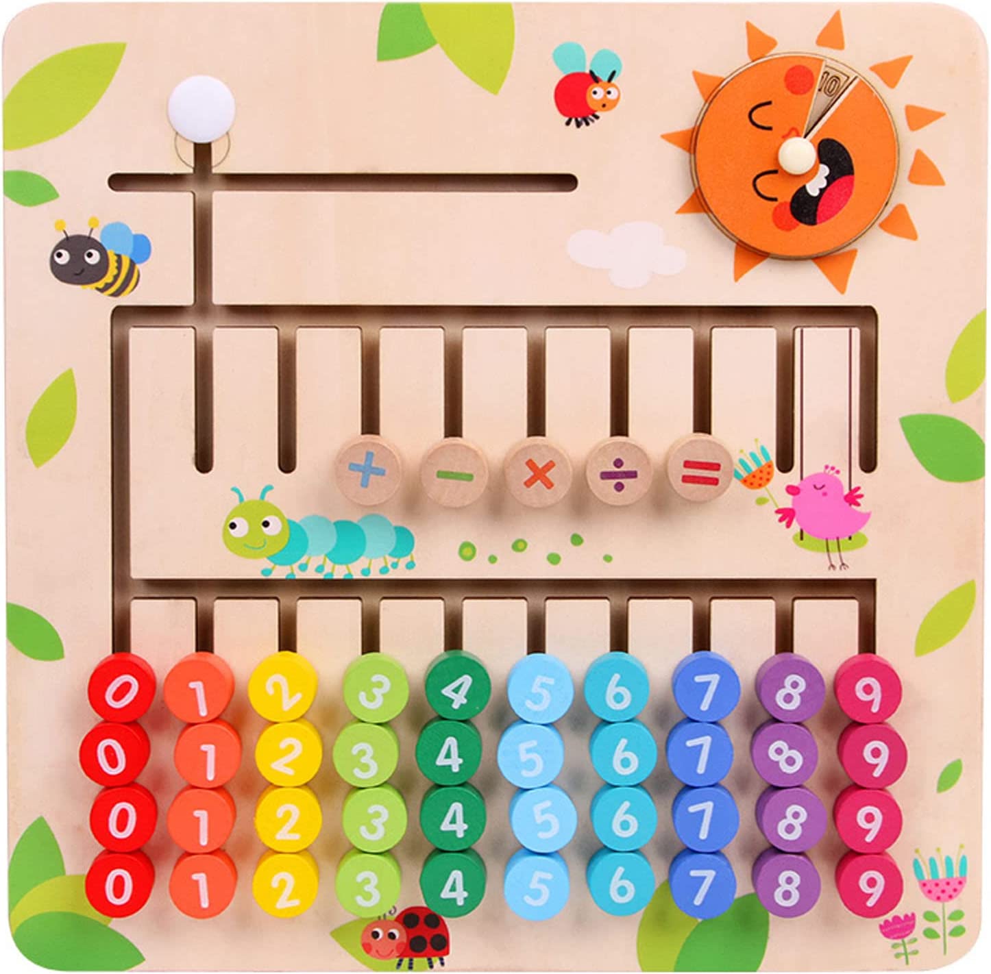 Wooden Math Learning Board
